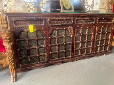 solid wood teak maseef dersoir with copper