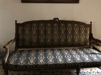 Difficult to replicate woodcrafted furniture made in Tripoli 1972