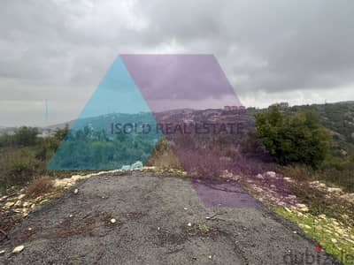 1043m2 land+open mountain/sea view for sale in Ras osta-راس اسطة جبيل