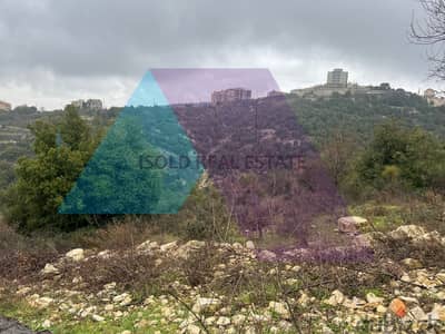 1043m2 land+open mountain/sea view for sale in Ras osta-راس اسطة جبيل
