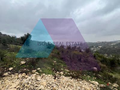 1043m2 land+open mountain/sea view for sale in Ras osta-راس اسطة جبيل