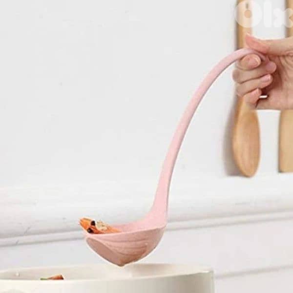 cute swan shape cooking spoon 4