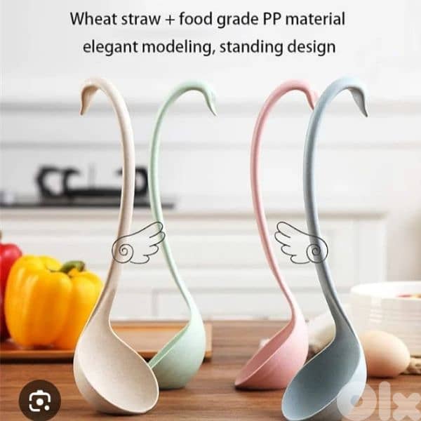 cute swan shape cooking spoon 5