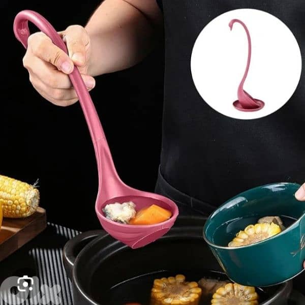 cute swan shape cooking spoon 6