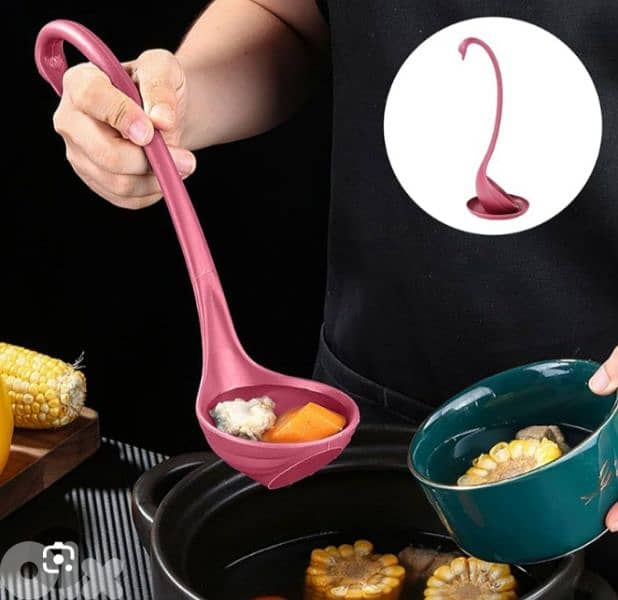 cute swan shape cooking spoon 9