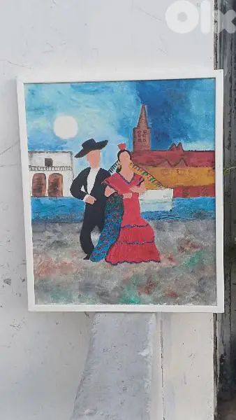 لوحة رسم زيتي