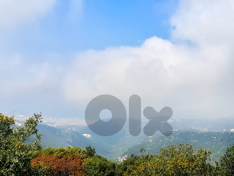 1285 SQM Land in Ajaltoun Keserwan Overlooking the Sea & the Mountains