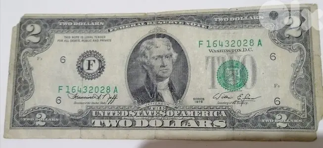 2 dollar bill 1976