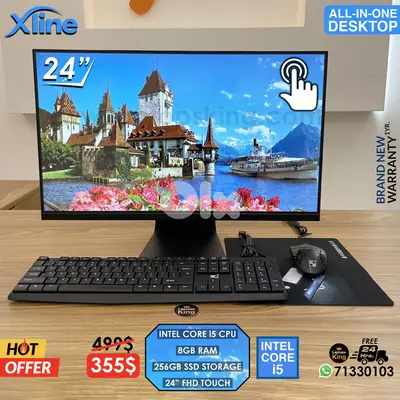 XLINE 24" FHD TOUCH CORE i5 ALL-IN-ONE DESKTOP COMPUTER XLINE 24" FHD TOUCH CORE i5 ALL-IN-ONE DESKTOP COMPUTER
