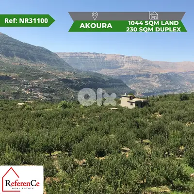 Hot Deal Land with Duplex in Akoura