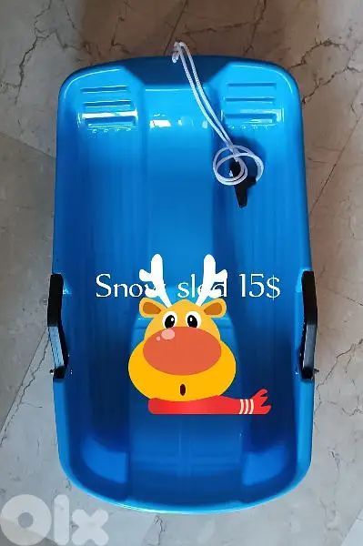 snow sled for 15$
