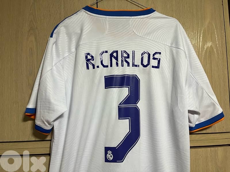 Real Madrid Roberto CARLOS 3 limited edition 2021 home adidas kit 0
