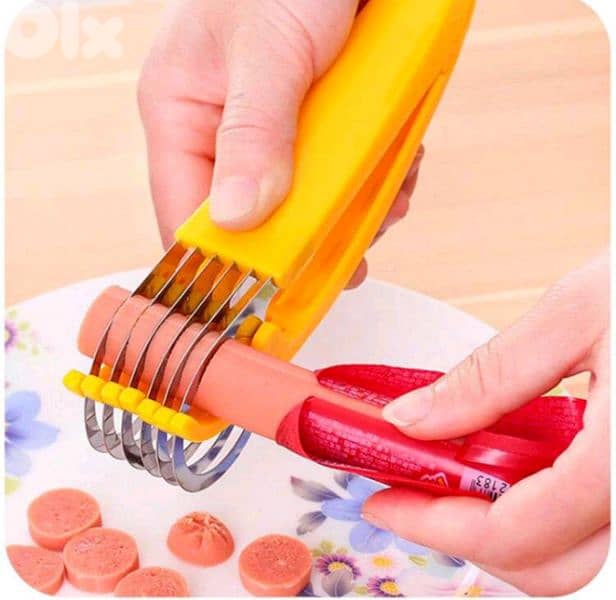 fast banana hot dog and vegetables slicer 6