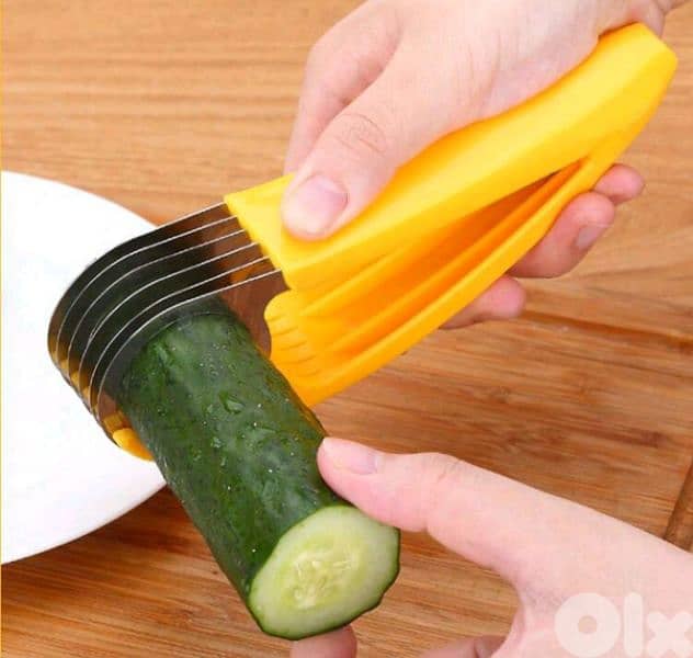 fast banana hot dog and vegetables slicer 7