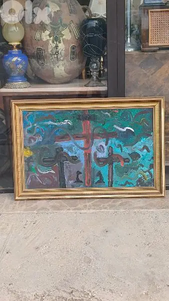 لوحة رسم اكريليك، الجلجة