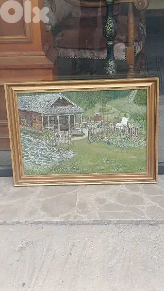 لوحة رسم زيتي اوروبية