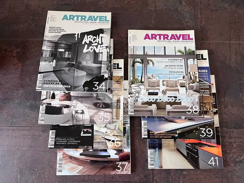 ART Travel 7 magazines year 2010-2011 interior Archi 0