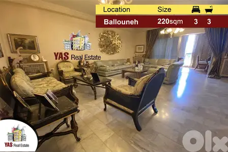 Ballouneh 220m2 | Excellent Condition | Luxury | Panoramic View |