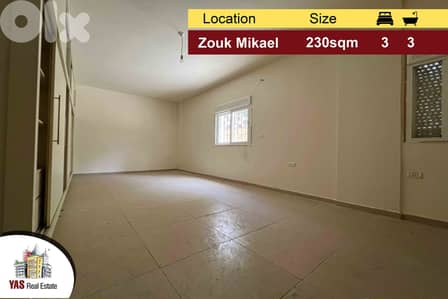 Zouk Mikael 230m2 | Garden | Modern | Flat | Dead End Street | EH |