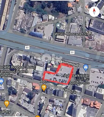 land for sale in dawra high way . أرض للبيع في برج حمود الدوره