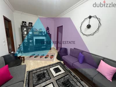 Decorated 140 m2 apartment +350 m2 terrace+open view for sale in Kfour