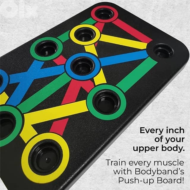 Foldable Push Up Board, Color-Coded Fitness Board, Full Body Workout 5