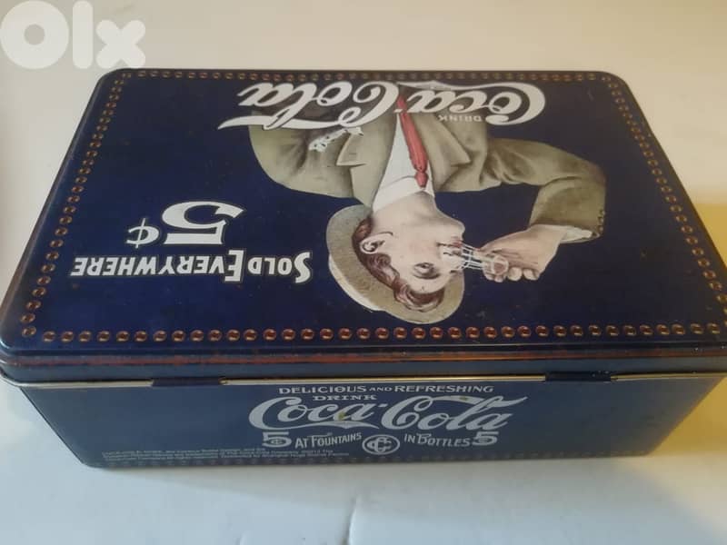 Retro style Coca Cola tin box 20*13cm 1