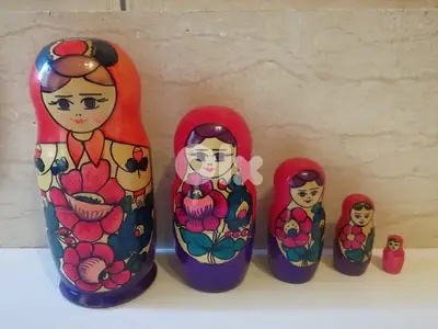 nesting dolls 5 pcs 20cm