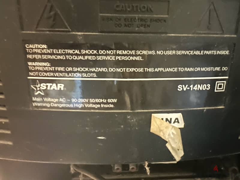 4 CRT TVs LG, Hisense, Hitachi, Star & Sony + stand 7