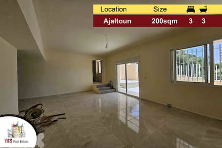 Ajaltoun 200m2 | 40m2 Terrace | New | Quiet Street | Catch | TO |