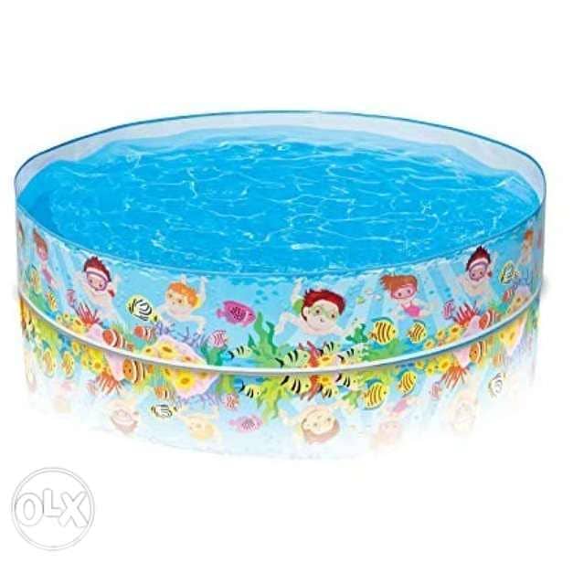 Pecine Authentic Intex 122x25cm Swimming Pool water sea  بركة مسبح 2