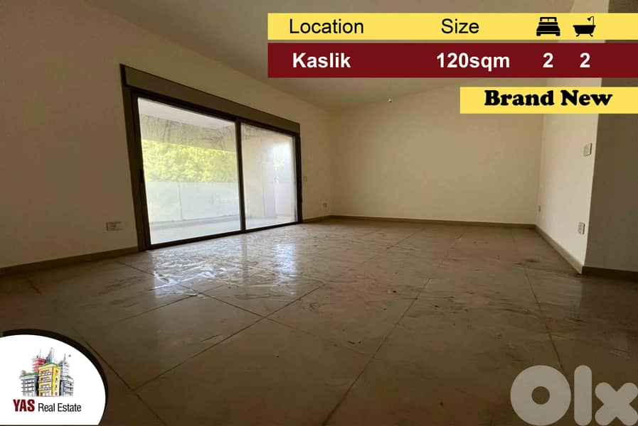 Kaslik 120m2 | Brand New | High End | Calm Location | EH | 0