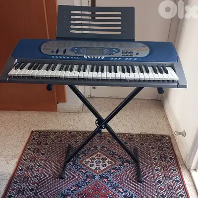 CASIO Keyboard LK 65 - Key Lighting System and New Stand
