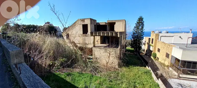 Villa core and shell in Biaqout for saleفيلا  غير مكتملة البناء
