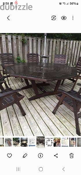 teek wood table 0