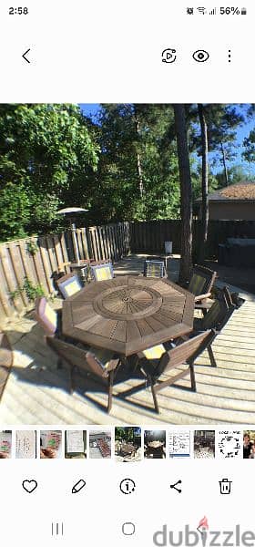 teek wood table 1