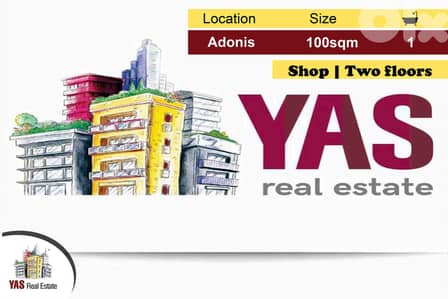 Adonis 100m2 | Shop | Two floors | Brand New | EL |
