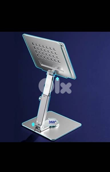 Aluminum Tablet Stand 360 degree Rotating Adjustable Desk 2
