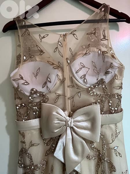 Dress,LES AMIS, size 38-40, Champagne color 4