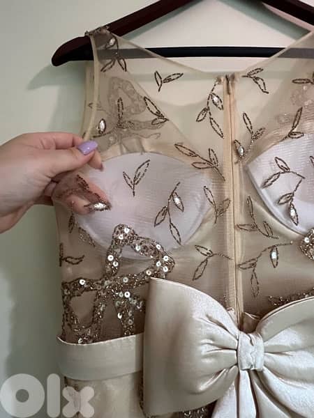 Dress,LES AMIS, size 38-40, Champagne color 6