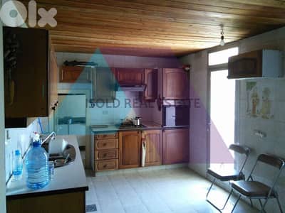 Rooftop apartment+panoramic sea view for sale in Ain Saade- عين سعاده