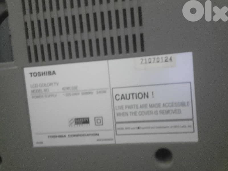 Toshiba tv 42 inches 0
