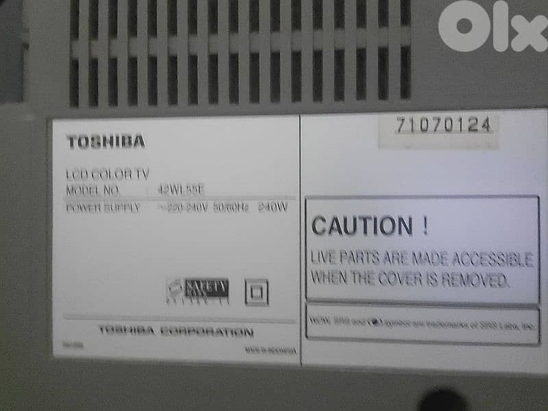 Toshiba tv 42 inches 2