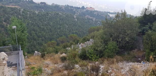 L13860-Land With Amazing View and Building Permit for Sale in Ajaltoun