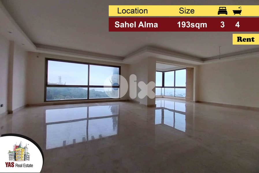 Sahel Alma 193m2 | Rent | High End | Quiet Street | IV ELO | 0