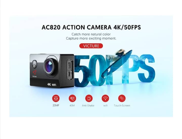 Victure AC920 4K ultra HD - Touch Screen Action Camera/4$ delivery 5