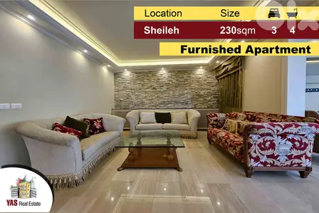 Sheileh 230m2 | Super Luxury |Open View | Unique | Furnished | TO/MY |