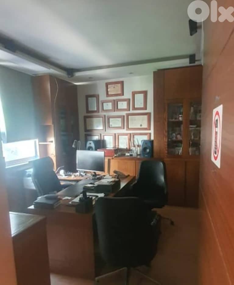 50 Sqm | Decorated & Fully Furnished Office For Rent In Hamra 0