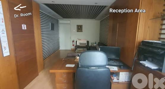 50 Sqm | Decorated & Fully Furnished Office For Rent In Hamra