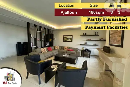 Ajaltoun 180m2 | Partly Furnished | Super Upgraded | View | Catch | MY